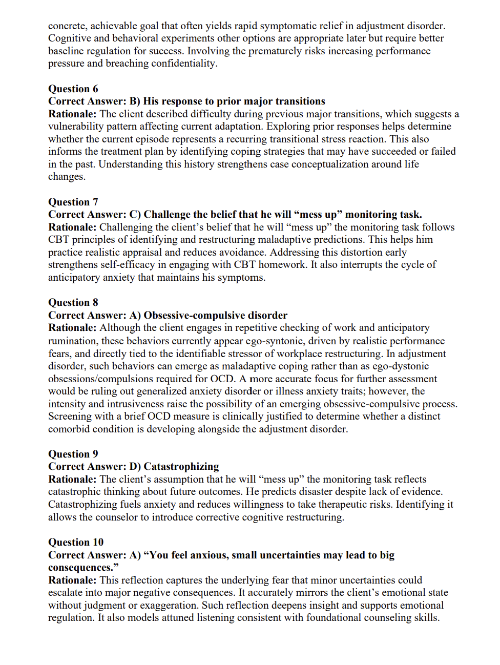 NCMHCE Practice Questions – 1,100 Questions with Detailed Explanations (Digital Download)