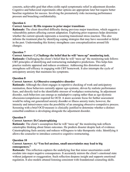 NCMHCE 2026 Practice Questions – 1,100 Questions with Detailed Explanations (Digital Download)