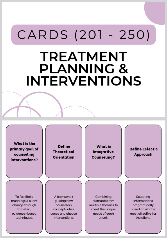 NCMHCE Flashcards: 400 Printable Digital Flashcards for Exam Success