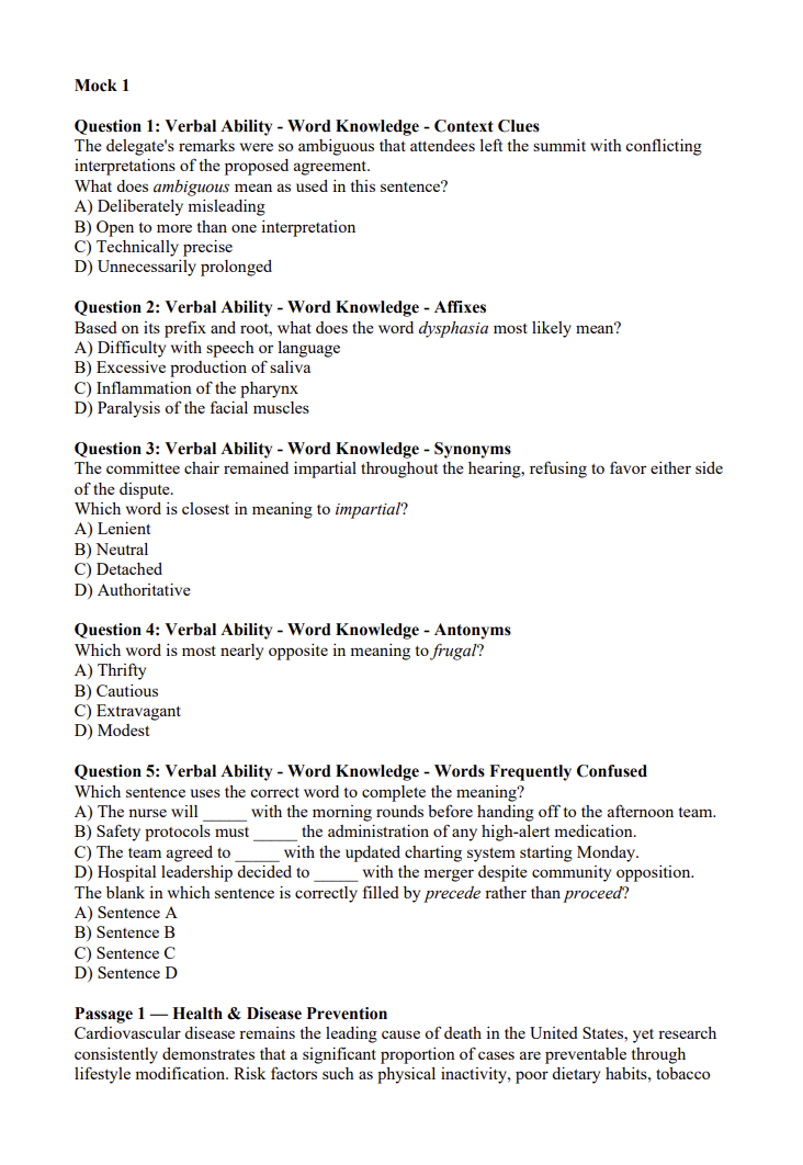 NLN NEX 489 Practice Questions with Detailed Explanations