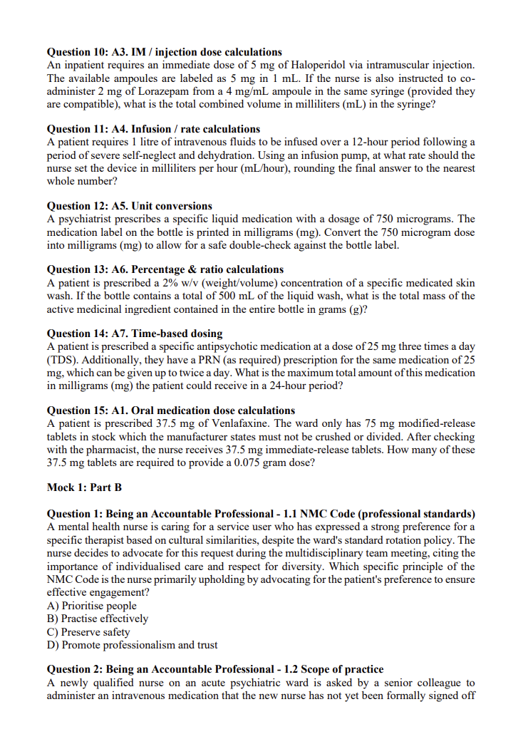 NMC UK 345 Practice Questions with Detailed Explanations
