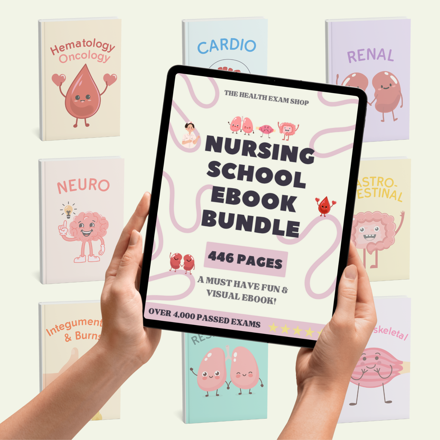 The Nursing School Bundle Ebook – 446 Pages of Pure Fun & Visual Notes
