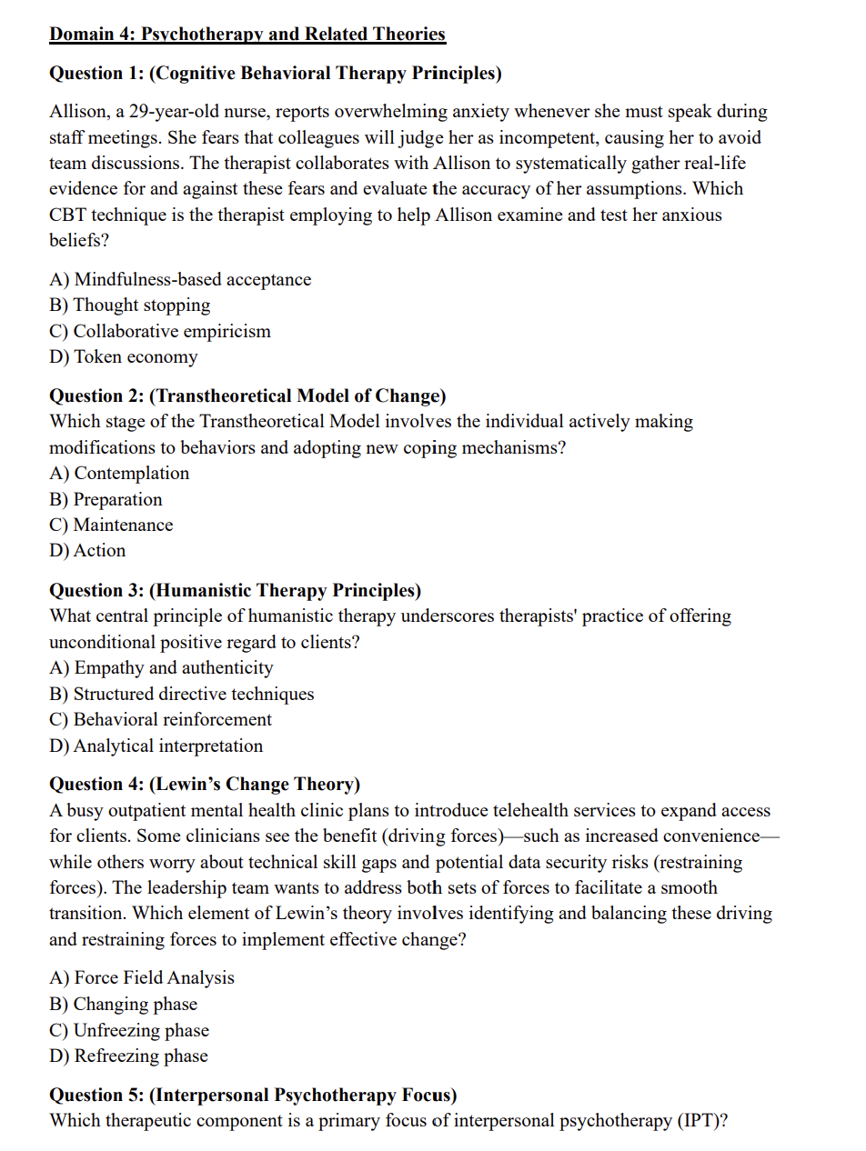 PMHNP Exam Practice Questions: 320 Domain-Specific Questions with Detailed Rationales