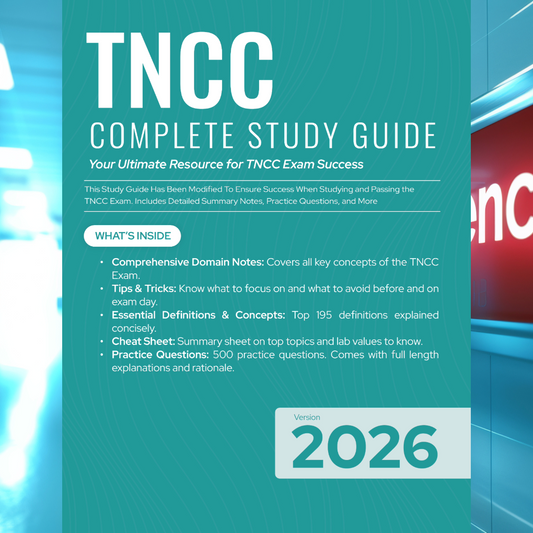 TNCC 2026 Complete Study Guide eBook – Comprehensive Trauma Nursing Review