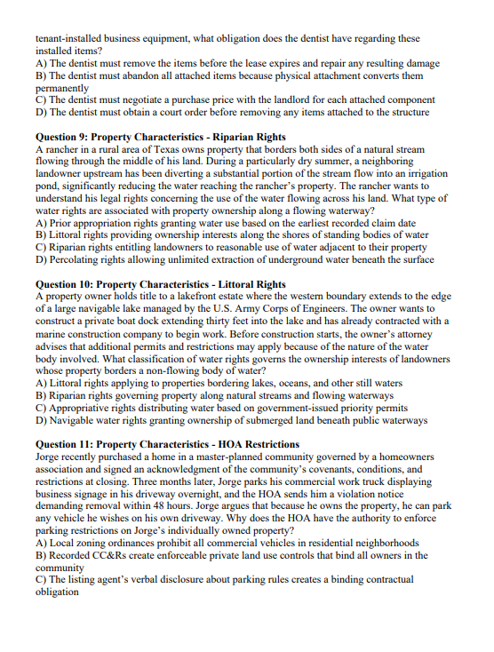 Texas Real Estate Exam Practice Questions – 405 Items, 3 Mock Exams & Rationales | Digital Download