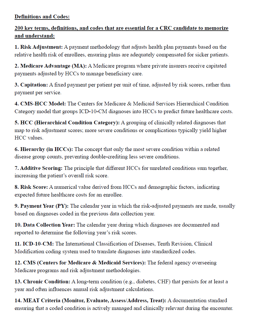 AAPC CRC Exam Ultimate Study Guide with Mock Exams, Definitions, & Cheat Sheet & More - The Health Exams
