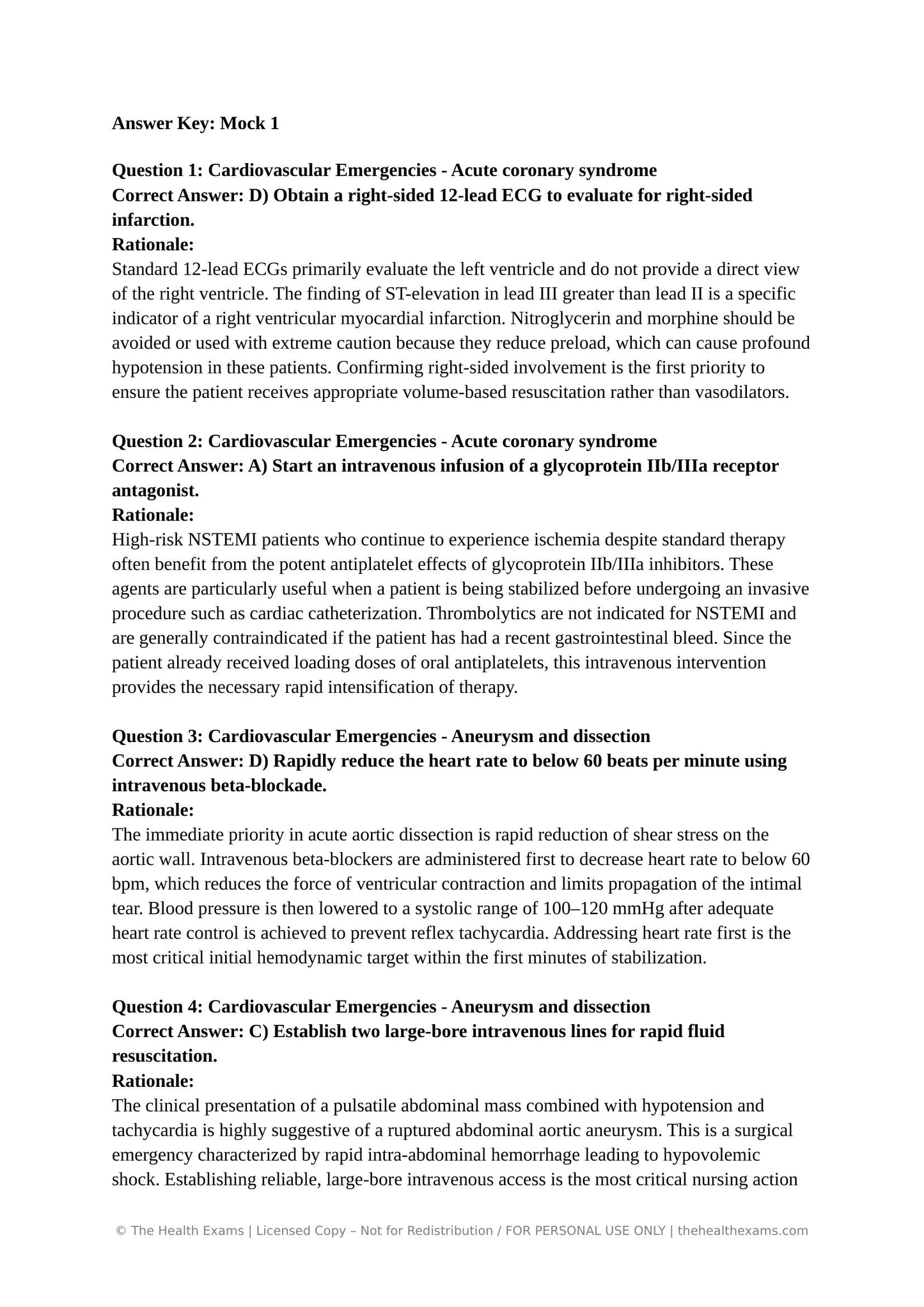 475 Questions for the Certified Emergency Nurse (CEN) 2026 Exam with Answers & Explanations