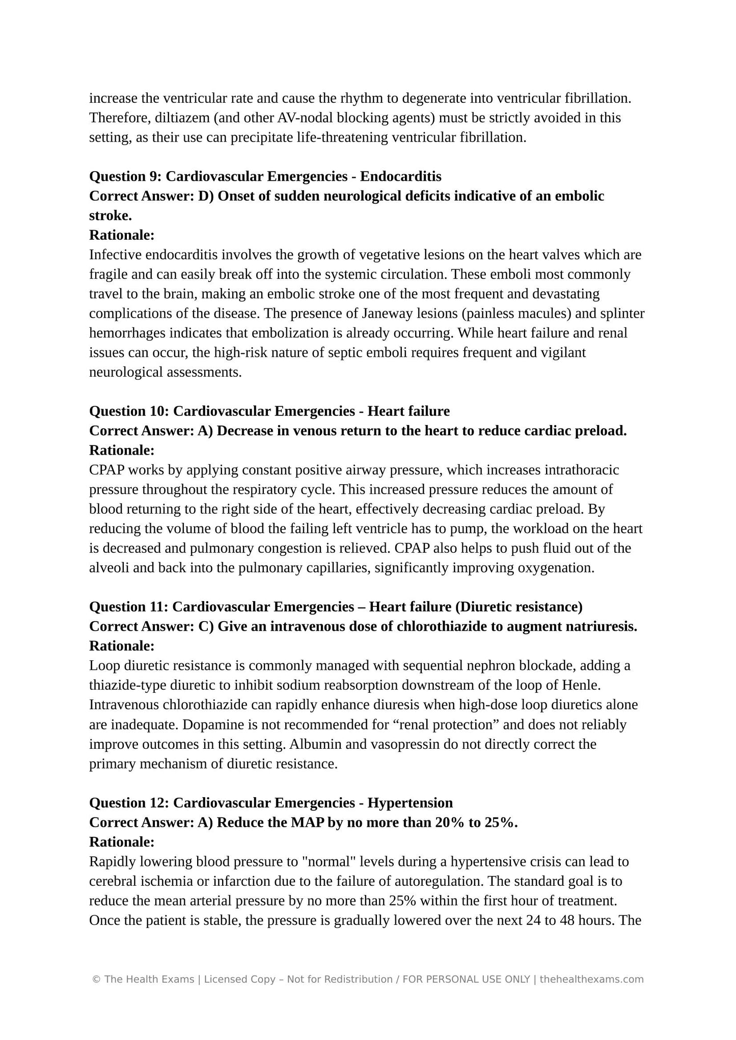 475 Questions for the Certified Emergency Nurse (CEN) 2026 Exam with Answers & Explanations