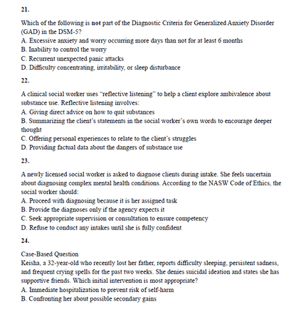 LCSW Exam Ultimate Study Guide with Detailed Notes, Mock Exam, Scenario Questions, & More - The Health Exams