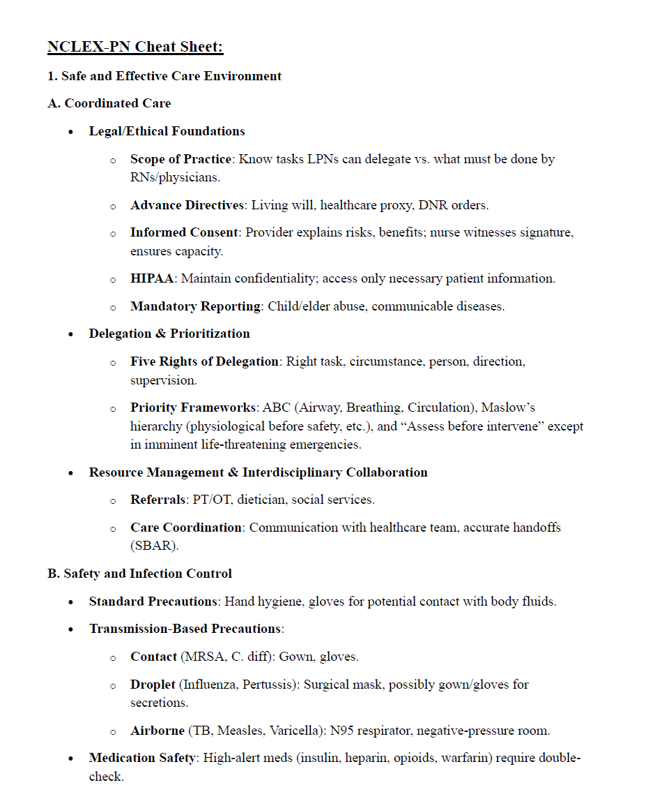 NCLEX - PN Complete Study Guide: 286 Pages of Essential Content & Practice Questions - The Health Exams