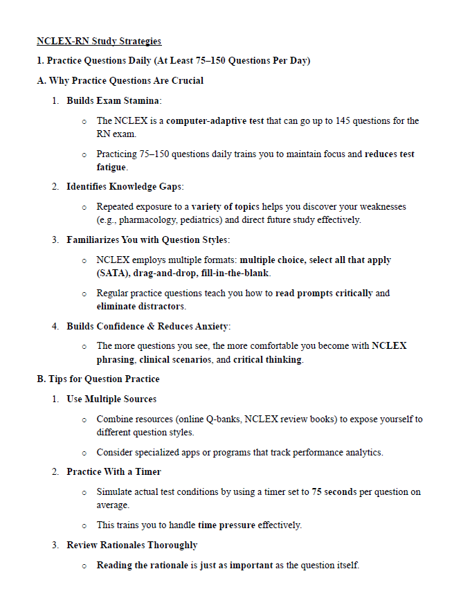 NCLEX - RN Exam Study Guide: 247 Pages of Essential Content & Practice Questions - The Health Exams