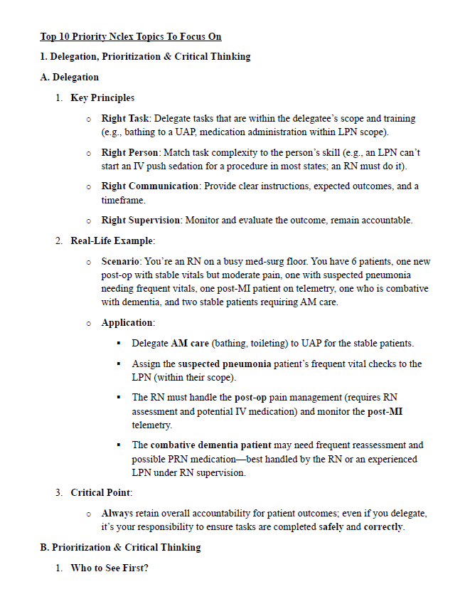 NCLEX - RN Exam Study Guide: 247 Pages of Essential Content & Practice Questions - The Health Exams