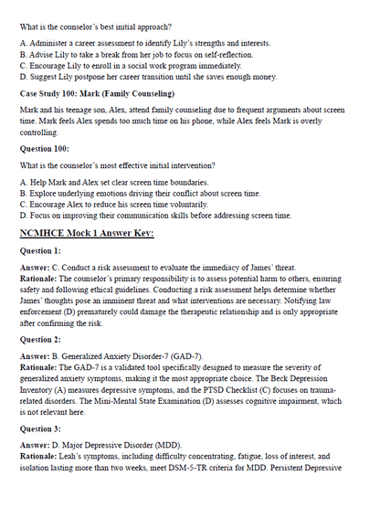 NCMHCE Exam Ultimate Study Guide Includes: Detailed Notes, Definitions, Mock Exams, Case Studies & More - The Health Exams