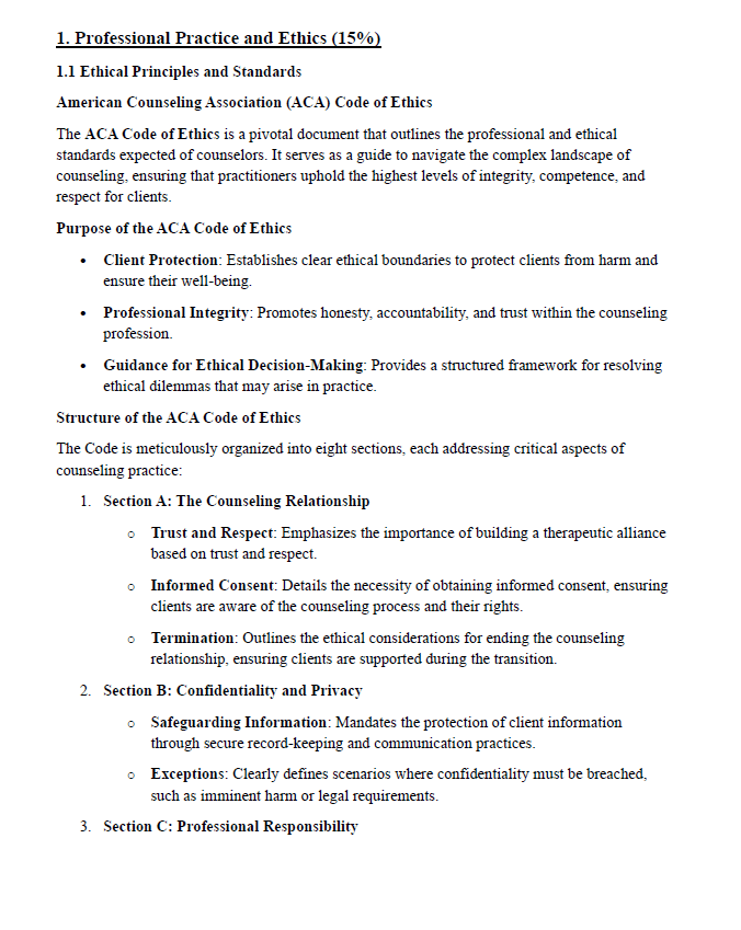 NCMHCE Exam Ultimate Study Guide Includes: Detailed Notes, Definitions, Mock Exams, Case Studies & More - The Health Exams