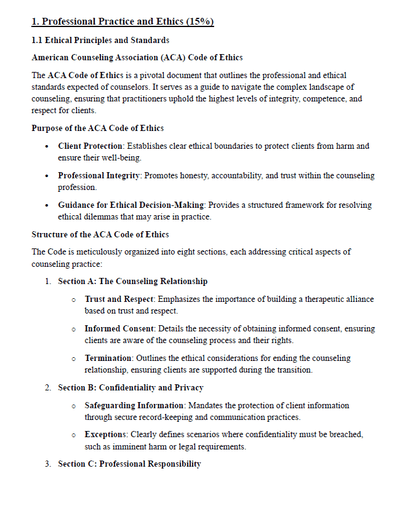 NCMHCE Exam Ultimate Study Guide Includes: Detailed Notes, Definitions, Mock Exams, Case Studies & More - The Health Exams