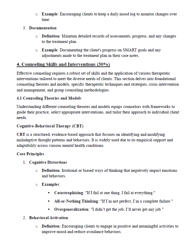 NCMHCE Exam Ultimate Study Guide Includes: Detailed Notes, Definitions, Mock Exams, Case Studies & More - The Health Exams