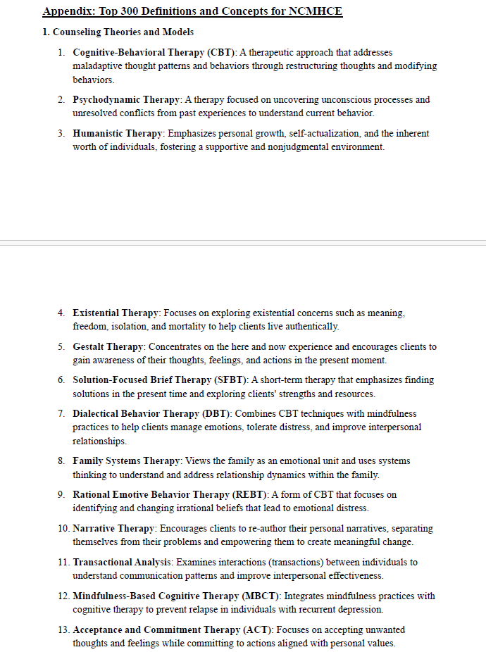 NCMHCE Exam Ultimate Study Guide Includes: Detailed Notes, Definitions, Mock Exams, Case Studies & More - The Health Exams